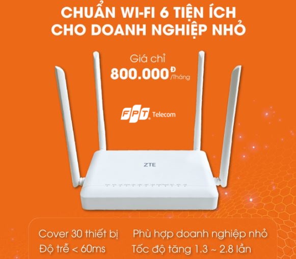 lắp wifi FPT tốc độ cao chuẩn Wifi 6