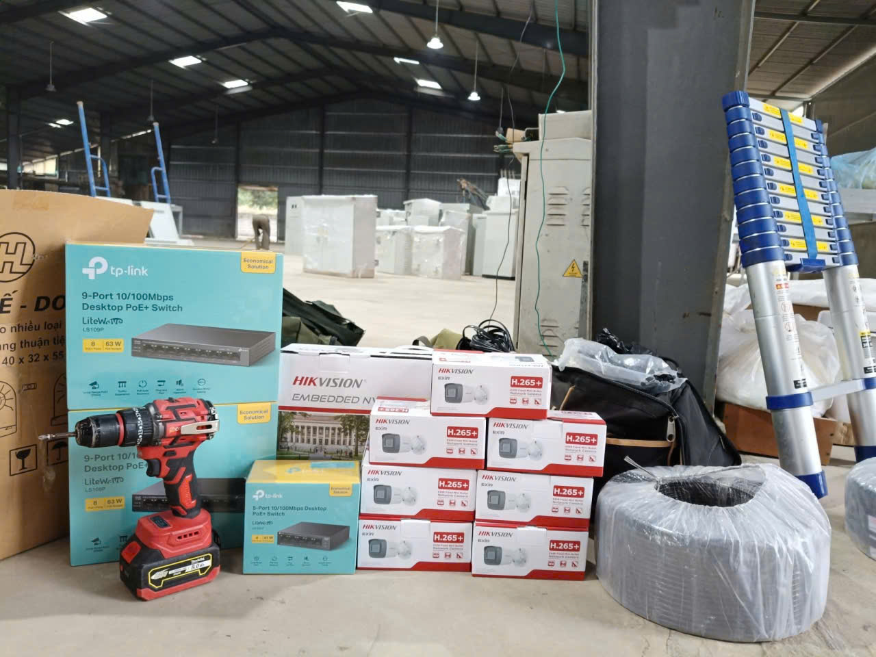 Lắp đặt camera nhà xưởng