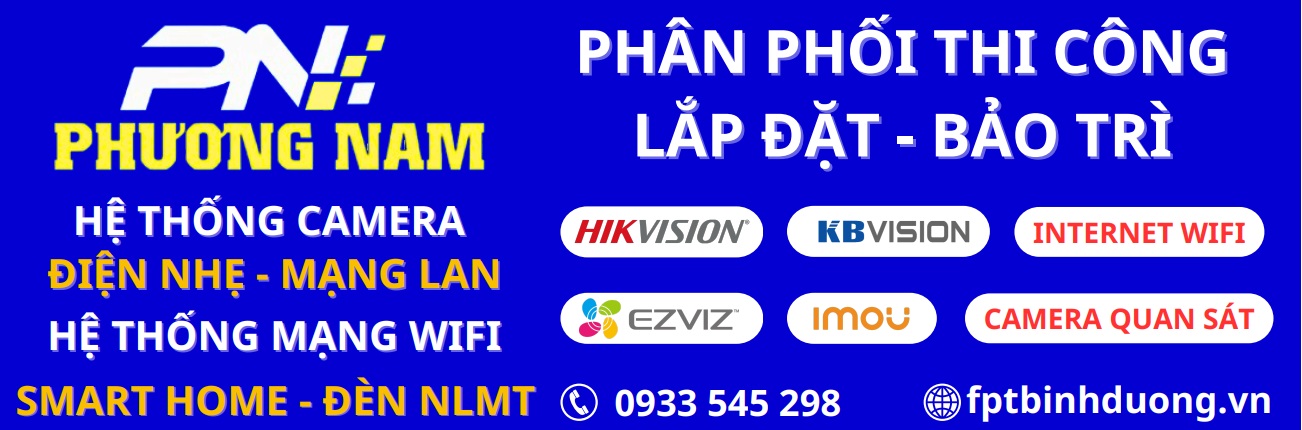 Lắp đặt Camera Quan sát tại Bình Dương