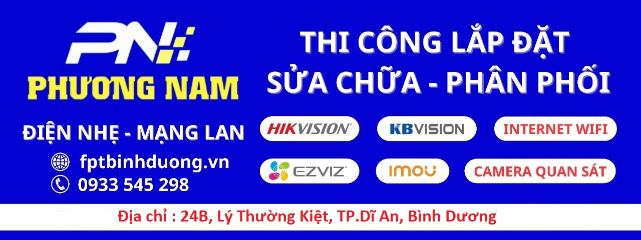 dịch vụ lắp đặt camera tại các xã phường Dĩ An Bình Dương