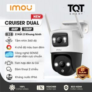 Alternative view of Camera IMOU CRUISER DUAL 2 6MP - CAMERA IMOU NGOÀI TRỜI 2 MẮT - IPC-S7XEP-6M0WED