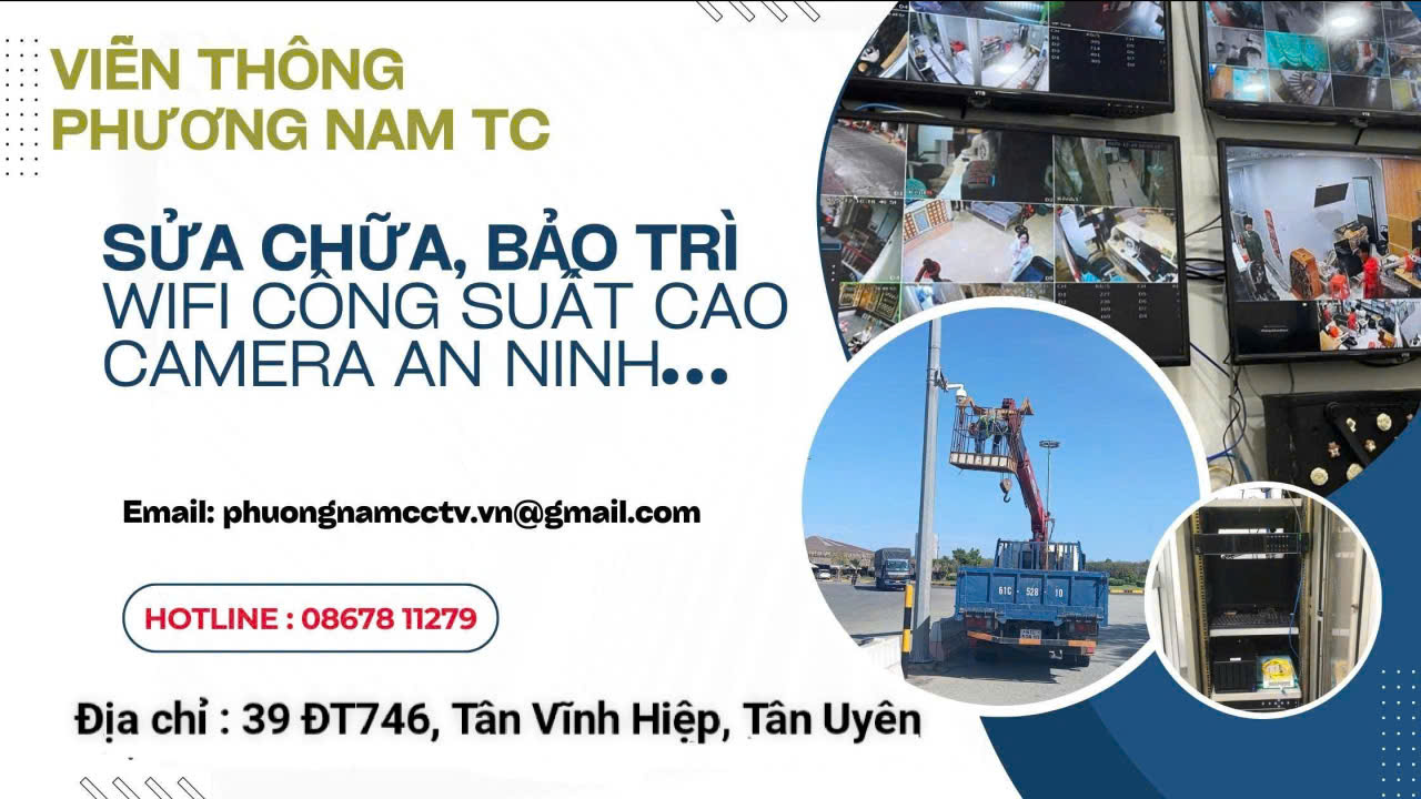 Cửa Hàng Lắp Camera An Ninh tại Tân Uyên
