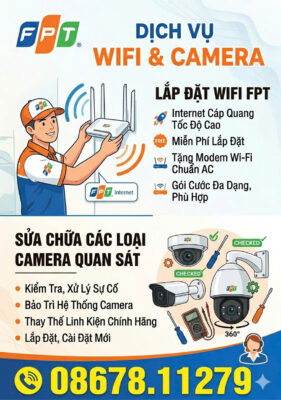 Bảng giá gói cước Wifi FPT cho cá nhân và hộ gia đình tại Phường An Phú