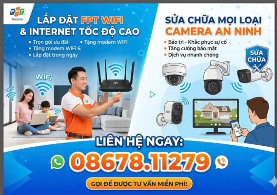 Bảng Giá Các Gói Cước Wifi FPT tại Phường An Phú Mới Nhất 2026: Ưu Đãi Cực Khủng